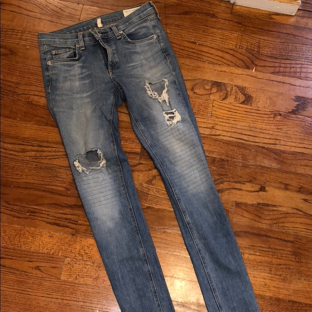 Rag & Bone moto skinny jeans